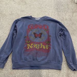 Urban Outfitters blue sweatshirt